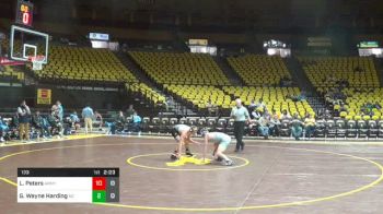 133 lbs Dual - Lane Peters, Army vs Gary Wayne Harding, North Carolina