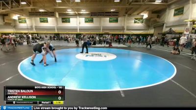 182 lbs Quarterfinal - Tristen Baloun, Faulkton vs Andrew Kellison, Touch Of Gold