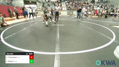 70 lbs Rr Rnd 2 - Koby Thompson, Pin-King All Stars vs Charlotte Booth, Sperry Wrestling Club