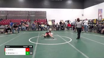 85 lbs Quarterfinals (8 Team) - Brandon Bickerton, POWA (CO) vs Jake Junkins, West Virginia