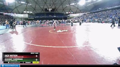 59 lbs Cons. Round 5 - Dominic Cardenas, Maddogs Wrestling vs Jack Watson, Cherry Creek Wrestling Club