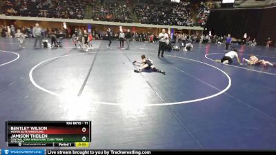 71 lbs 3rd Place Match - Jamison Theilen, Central Iowa Wrestling Club /Team Intensity vs Bentley Wilson, Moyer Elite Wrestling