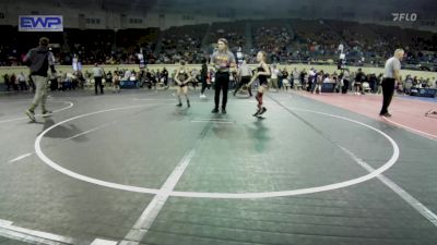 62 lbs Semifinal - Brielle Boles, Mustang Bronco Wrestling Club vs Brinley Leyba, Team Tulsa Wrestling Club