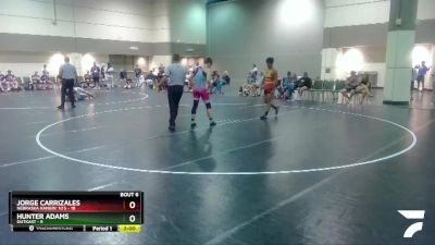 138 lbs Round 2 (6 Team) - Hunter Adams, OutKast vs Jorge Carrizales, Nebraska Hangin` 10`s