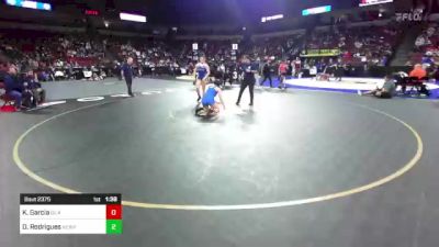 150 lbs Quarterfinal - Kaiulani Garcia, Gilroy vs Duda Rodrigues, Newport Harbor