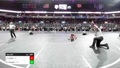 78 lbs Quarterfinal - Joshua Laney, Terminator Wrestling Academy vs Alfredo Vargas, SlyFox Wrestling Academy