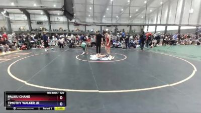 120 lbs Cons. Round 6 - Paliku Chang, HI vs Timothy Walker Jr, CA