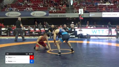 65 lbs Consi Of 4 - Kanen Storr, Titan Mercury Wrestling Club (TMWC) vs Jayson Ness, Minnesota Storm