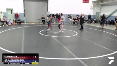 126 lbs Round 3 - Conner Cook, Nikiski Freestyle Wrestling Club vs Achilles Alexander, Arctic Warriors Wrestling Club