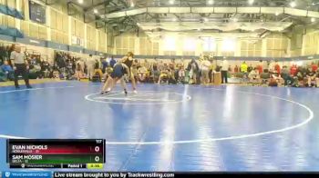 117 lbs Round 1 (4 Team) - Evan Nichols, Noblesville vs Sam Mosier, Delta