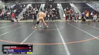 J-6 lbs Round 1 - Landon Griffin, Blairsburg vs Mac Muller, Caveman Wrestling