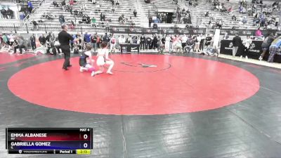 53 lbs Quarterfinal - Emma Albanese, NV vs Gabriella Gomez, IL