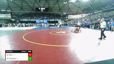 Girls 3A/4A 120 Semifinal - Reese Prescott, Moses Lake (Girls) vs Gloria Diaz, Eastmont (Girls)