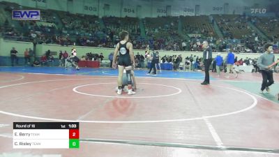 120 lbs Round Of 16 - Eli Berry, Team Berry vs Chace Risley, Team Choctaw