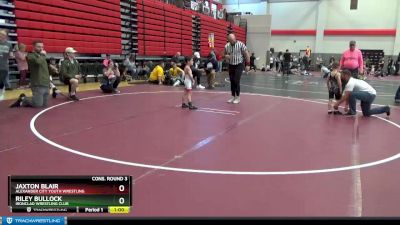 45 lbs Cons. Round 3 - Jaxton Blair, Alexander City Youth Wrestling vs Riley Bullock, Ironclad Wrestling Club