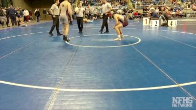 172 lbs Quarterfinal - LJ Araujo, Bismarck vs James Nagel, Bismarck