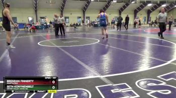 197 lbs Cons. Round 5 - Brendan Finnerty, Unattached vs Seth Konynenbelt, Grand Valley State WC