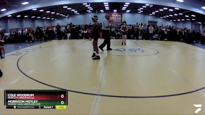 77 lbs Cons. Round 3 - Cole Woodrum, River City Wrestling LLC vs Morrison Motley, Warmup Gang Wrestling Club