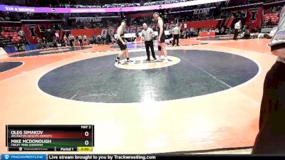 3A 285 lbs Champ. Round 1 - Oleg Simakov, Arlington Heights (Hersey) vs Mike McDonough, Tinley Park (Andrew)