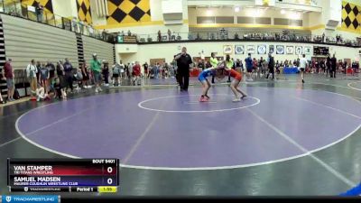 71 lbs Quarterfinal - Van Stamper, Tri Titans Wrestling vs Samuel Madsen, Maurer Coughlin Wrestling Club