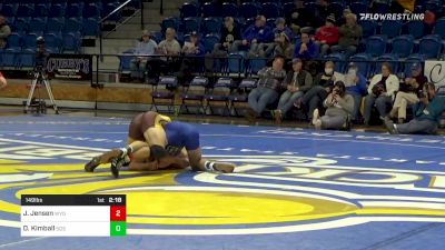 149 lbs Daniel Kimball, SDSU vs Jaron Jensen, Wyoming