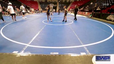 90 lbs Rr Rnd 2 - Jacob Meshaya, Mcalester Youth Wrestling vs Raeya Perkins, Team Tulsa Wrestling Club