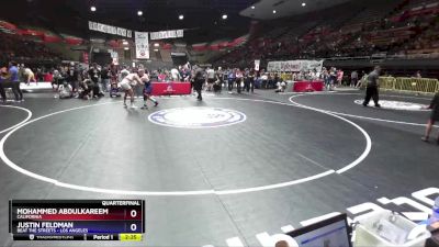 70 lbs Quarterfinal - Mohammed Abdulkareem, California vs Justin Feldman, Beat The Streets - Los Angeles