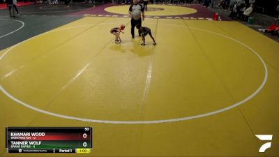 50 lbs Finals (8 Team) - Khamari Wood, Worthington vs Tanner Wolf, Grand Rapids