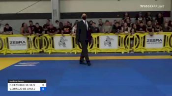 PEDRO HENRIQUE DE OLIVEIRA E SIL vs VALDIR ARAUJO DE LIMA JÚNIOR 2021 Pan IBJJF Jiu-Jitsu No-Gi Championship