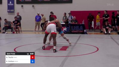 70 kg Semifinal - Antrell Taylor, MWC Wrestling Academy vs Kyle Dutton, Arkansas Regional Training Center