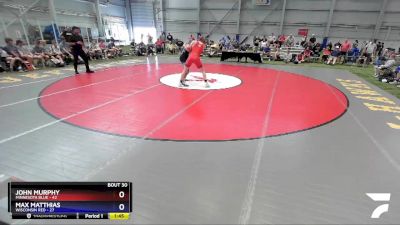 182 lbs Placement Matches (16 Team) - John Murphy, Minnesota Blue vs Max Matthias, Wisconsin Red