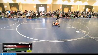 42 lbs Quarterfinal - Julian Gomez, West Jordan vs Grey Andersen, Juab Wrestling Club (JWC)