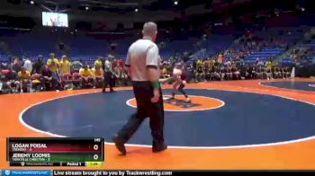 145 lbs Finals (8 Team) - Logan Poisal, Tremont vs Jeremy Loomis, Yorkville Christian