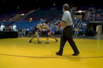 184 lbs college f, John Dergo, Illnois, IL vs Kirk Smith, Boise St, ID