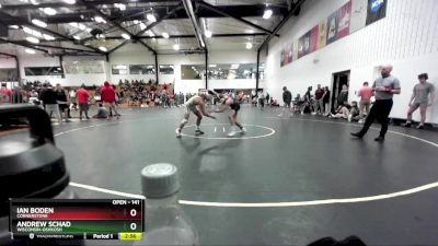 141 lbs Cons. Round 4 - Andrew Schad, Wisconsin-Oshkosh vs Ian Boden, Cornerstone