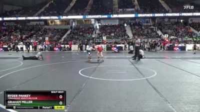 76 lbs Quarterfinal - Graham Miller, Clearwater vs Ryder Pankey, Tonganoxie Wrestling Club