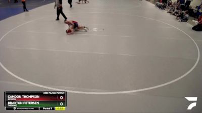 76B 3rd Place Match - Camdon Thompson, Benson vs Braxton Petersen, TMBWWG