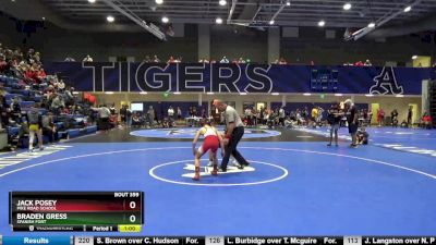 106 lbs Cons. Round 3 - Jack Posey, Pike Road School vs Braden Gress, Spanish Fort