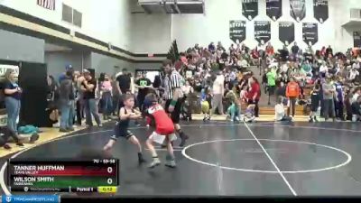 53 lbs Quarterfinal - Tanner HUffman, Teays Valley vs Wilson Smith, Fairbanks
