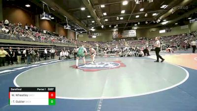 Semifinal - Tyler Gubler, Snow Canyon vs Will Wheatley, Green Canyon