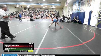 126 lbs Cons. Round 4 - Cairo Plascencia, Central vs Ian Gutierrez, Yucaipa