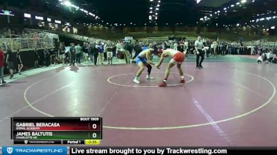 160 lbs Cons. Round 5 - Gabriel Beracasa, Doral Academy vs James Baltutis, Charlotte Hs