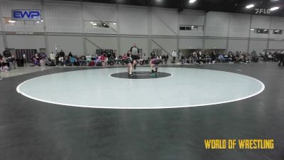 75 lbs 3rd Place - Kenley Berglund, Funky Singlets Girls vs BlakeLee Smith, Sisters On The Mat Black