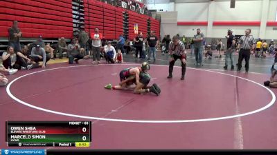 65 lbs Semifinal - Owen Shea, Elevate Wrestling Club vs Marcelo Simon, HYWO