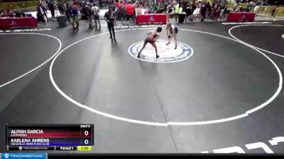 112 lbs Cons. Round 2 - Aliyah Garcia, California vs Kaelena Ahrens, Vacaville Wrestling Club