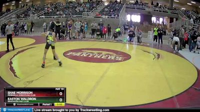 83 lbs Cons. Semi - Easton Waldron, Deschutes Mat Club vs Shae Morrison, Peninsula Wrestling Club