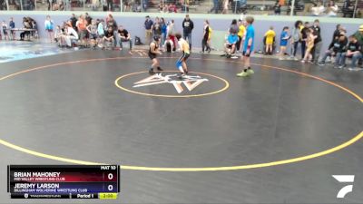 84 lbs Round 2 - Brian Mahoney, Mid Valley Wrestling Club vs Jeremy Larson, Dillingham Wolverine Wrestling Club