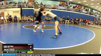 117 lbs Placement (4 Team) - Micah Tonte, Franklin Community vs Abe Witter, Delta