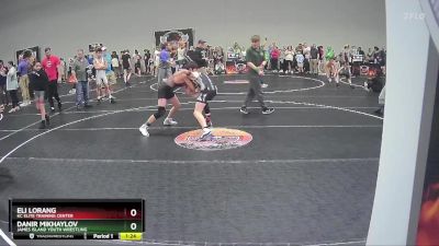 107 lbs Cons. Semi - Eli Lorang, KC Elite Training Center vs Danir Mikhaylov, James Island Youth Wrestling