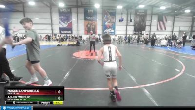 48 lbs Rd# 5- 3:45pm Friday Final Pool - Mason Lampariello, PA Blue vs Asher Wilbur, Untouchables